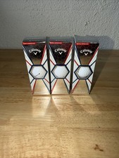 NEW Callaway Supersoft White Golf Balls, Hex Aerodynamics, LOT 3 PACKS, 9 BALLS