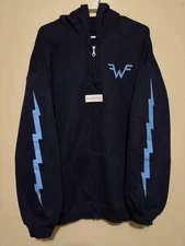 NEW! Weezer 2024 2025 Voyage To Blue Planet Tour ZIP Hoodie Two Sides Unisex