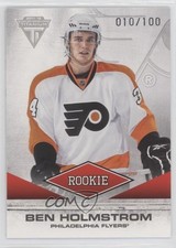 2011 Panini Titanium Rookie Draft Position Number 10/100 Ben Holmstrom #181 a6u