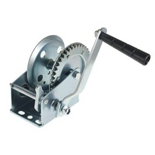 High Carbon Steel Heavy Duty 1100lbs Hand Winch Crank Cable Gear Winch