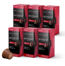 Bestpresso Coffee for Nespresso Machine 120pods  Verona  Blend(High Intensity)