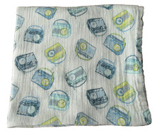 Aden  Anais Baby Swaddle Blanket 100 Cotton Muslin Retro Radios