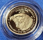 A 2024-W $5 Gold Eagle Proof 1/10 oz American Gold Eagle w/ Box & COA West Point