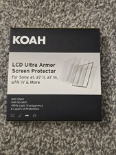 Koah LCD Ultra Armor Screen Protector for Sony a1 a7 II a7 III a7R IV