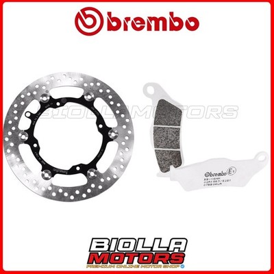 KIT PADS + DISC BREMBO HUSQVARNA CR 125 2005 FRONT [LA - Floating] 78