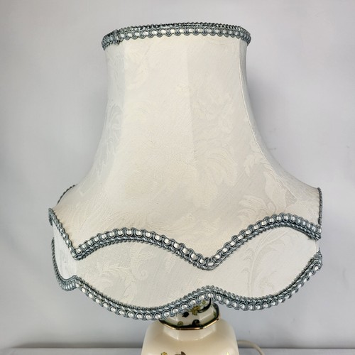 Lampada da tavolo Chartreuse pietra ferro muratrice con paralume luce decorativa vintage - Foto 3 di 24