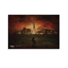 Fallout Video Game New Vegas Ultra Poster Canvas Art Wall Painting Poster Print