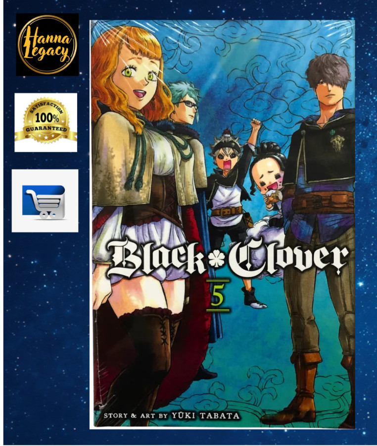 MANGA TRÉBOL NEGRO VOL 5 - VERSIÓN INGLESA (EDICIÓN WOS) - POR YUKI TABATA