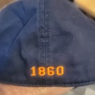 Legacy Wheaton College Fitted Hat Size L Solid Orange "W" Logo 1860 Embroidered — photo 4