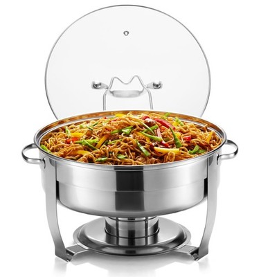 Chafing Dish for Buffet Set, by Kook, Catering Food Warmers, Round Dishes, Wa...