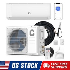 12000 BTU Mini Split Air Conditioner Heater 21 SEER2 Cools 750 Sq.Ft 230V WIFI