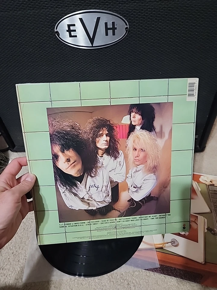 Motley Crue Dr Feelgood Lp Vinyl 1989 1st 'Columbia House' Press Hype/Shrink NM- Foto 3 de 4