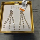 Jessica Simpson Drop Earrings Clear Crystal . Beautiful!! NWT — photo 3