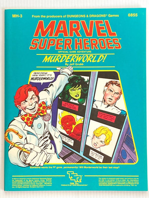 TSR Marvel MH-3 Adventure Murderworld! '84 Near Mint #6855 