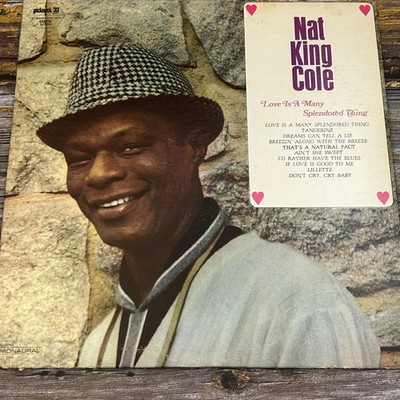 Nat King Cole   Love Is A Many Splendored Thing LP Mono Pickwick/33 Jazz 33 RPM