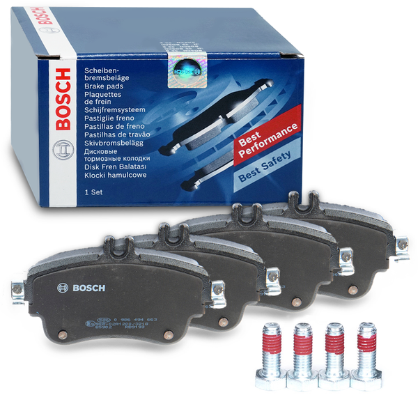 Bosch BremsbelÄGe Vorne MERCEDES-BENZ A-KLASSE W176 B-KLASSE W246 W242-image