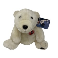 Coca-Cola Polar Bear Plush Toy With Original Tag 11" 1993 