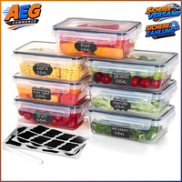 Frischhaltedosen 840Ml 7Er Set Bpa-Frei Luftdicht Stapelbar GefrierbehäLter