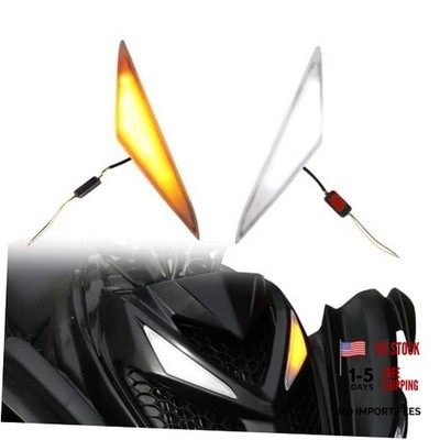 LED Turn Signal Fang Lights for Yamaha Raptor 700 700R 13-25, 2PCS Front