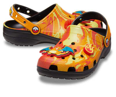Crocs Pokemon Charizard Classic‎ Clogs Size Mens 9 Women 11 Orange Yellow Shoes NEW Crocs x Pokemon  main image 2