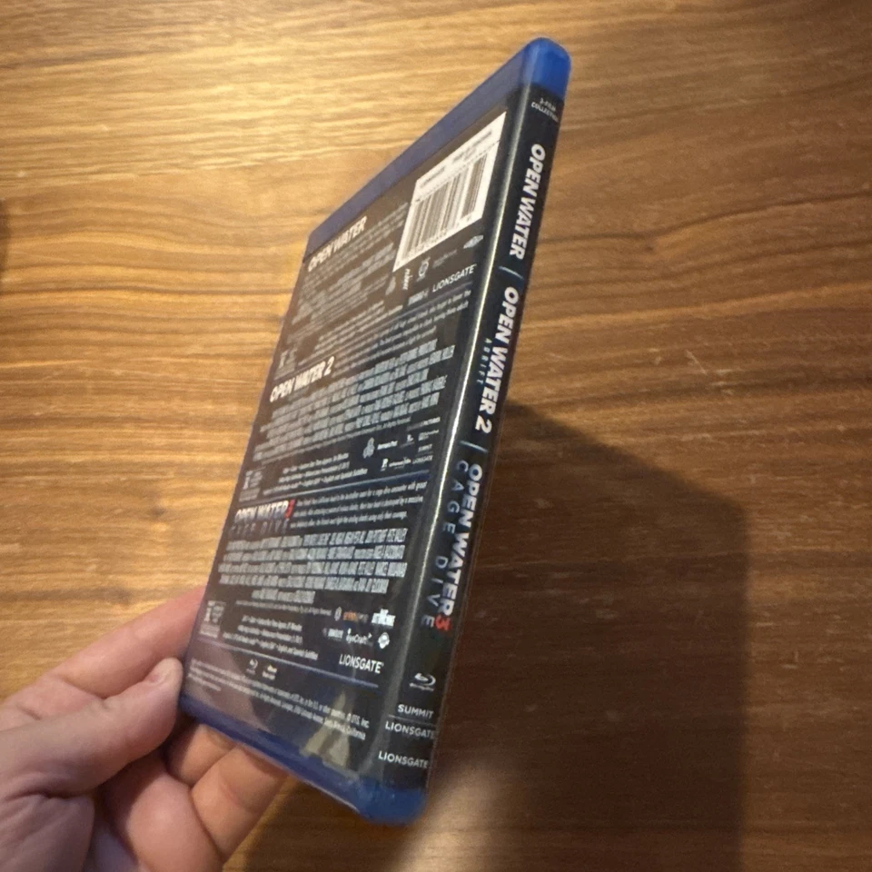 Open Water 3 Film Collection Blu-Ray Horror Movie Set Adrift Dive Tested - Image 3 of 4