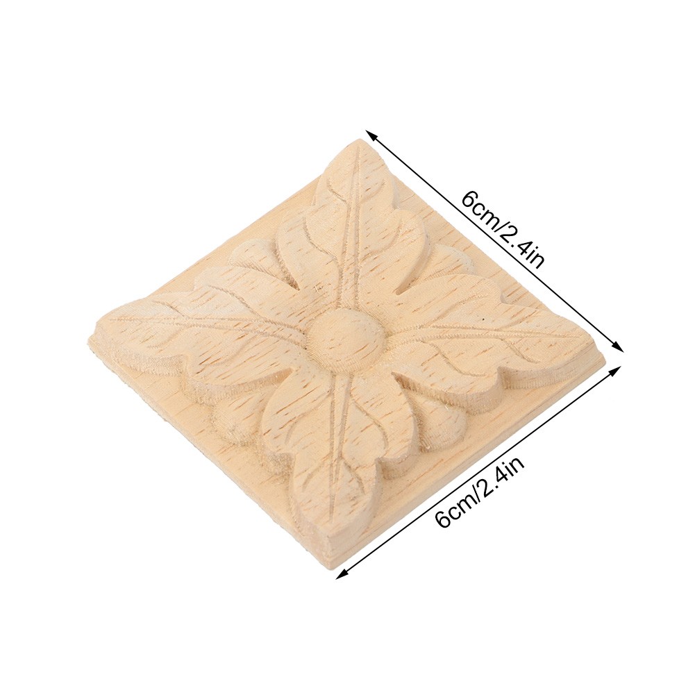 4Pcs Woodcarving Decal Exquisite Carving Patterns For Home Decoration