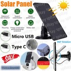 10W Solarpanel Solarmodul für Eufy Cam E/2C/2C Pro/2 Pro Kamera Akkuladegerät