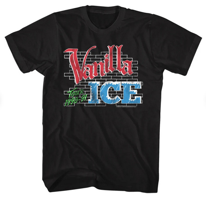 Vanilla Ice Tour Hip Hop T-Shirt Size S-5XL