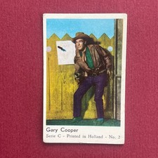 1963 Dutch Gum Seriebilder Serie C Printed in Holland Gary Cooper #2