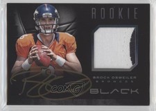 2012 Panini Black Rookie Signature Materials Prime /349 Brock Osweiler Auto uk2