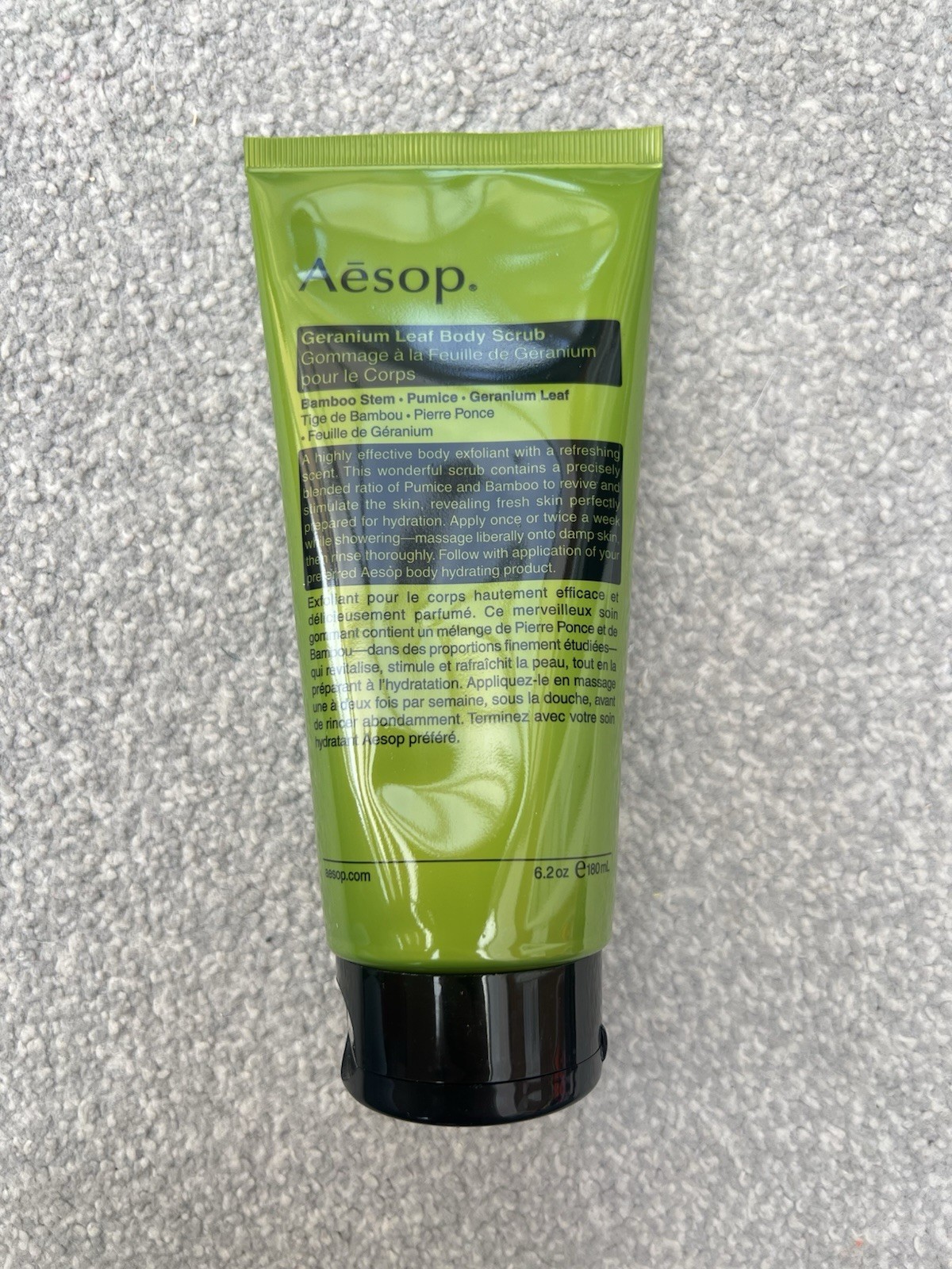 Aesop Geranium Leaf Body Scrub 180ml