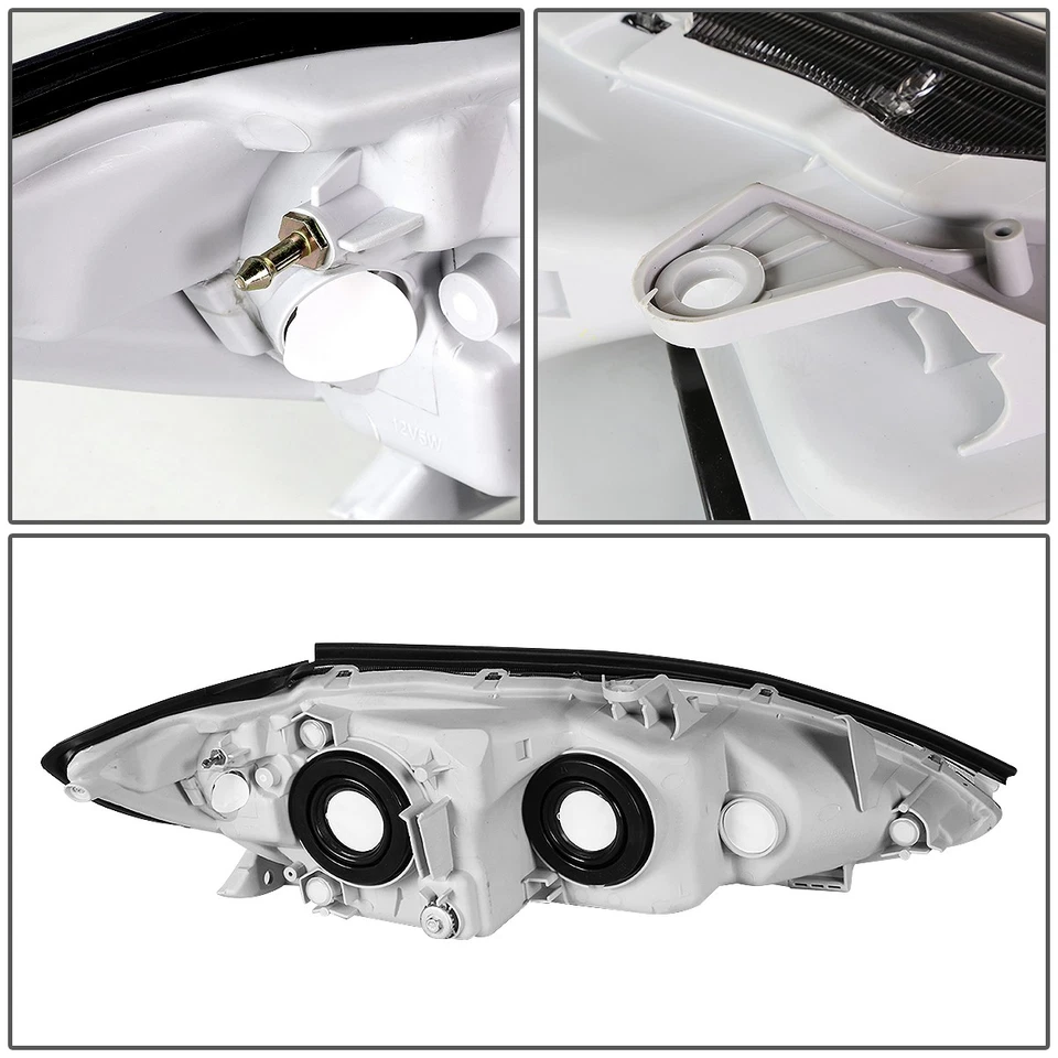 FOR 05-06 TOYOTA CAMRY DRIVER SIDE CHROME HOUSING AMBER CORNER HEADLIGHT LAMP - Image 4 of 4
