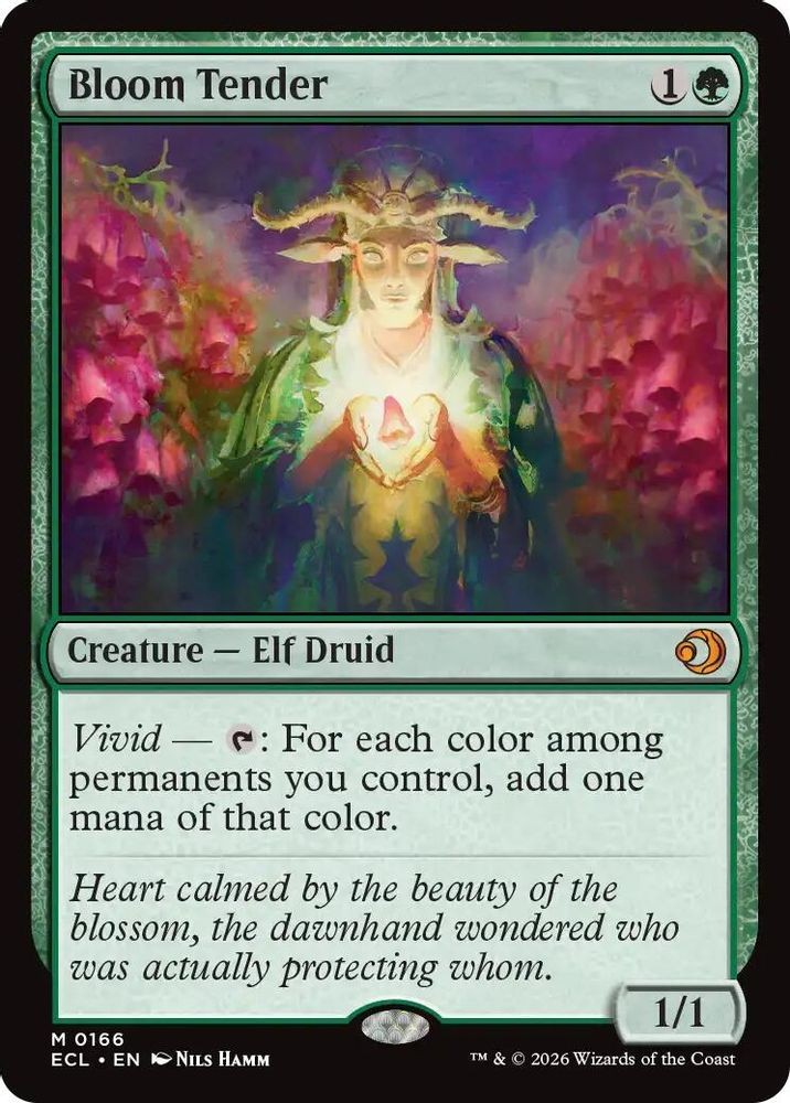 Bloom Tender 0166 Mythic Lorwyn Eclipsed ECL Magic: The Gathering MTG NM/M