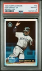 1996 Topps Chrome Refractor Ken Griffey Jr #70. Mariners HOF. PSA 8!