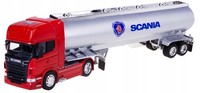 Welly, Scania R730 V8 4X2 (Rot) Mit 2-Achs-Tankauflieger, 1/32, WEL32672ROUGE