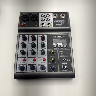 4 Channel Live Mixer Built In Effect Processor Model F-4A