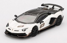 LAMBORGHINI Aventador SVJ 63 - blanco Asopo - Mini GT 1:64