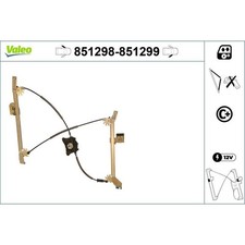 Valeo 851299 Fensterheber für VW EOS 1F7 1F8