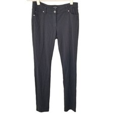 Eileen Fisher Womens Straight Leg Pants 6 Stretch Classic Sustainble Minimalist