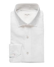 NWT SALVATORE PICCOLO DRESS SHIRT Napoli cotton handmade luxury Italy M