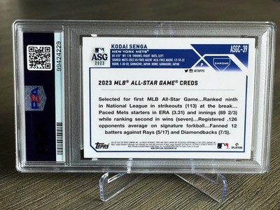 2023 Topps Chrome - KODAI SENGA ALL-STAR Rookie - PSA 10 GEM MINT