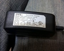 Genuine 12W DVE AC DC Switching Adapter 12V 1A Model DSA-12PFA-09 FUS 120100 OEM
