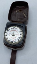 Vintage Polaroid Clip On Light Meter 625 With Leather Case UNTESTED