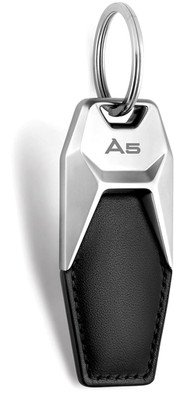 Audi A5 Auto Schlüsselanhänger aus Leder/Metall in Carbonoptik - NEU