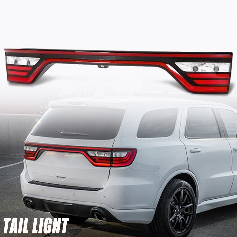 Right Outer Tail Light Assembly For 2014-2020 Dodge Durango – Red/Clear Lens, DOT/SAE, Black Housing, Lifetime Warranty