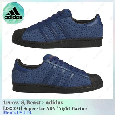 Arrow & Beast x adidas Originals Superstar ADV Night Marine JS2594 Men's US4-14