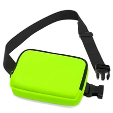 Amazerbst Belt Bag, Fanny Pack, Everywhere Belt Bag,40 Inch Adjustable GREEN