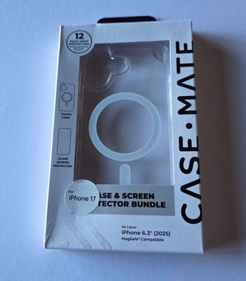 Case-Mate Protection Pack Tough Case & Glass Screen Protector iPhone 17