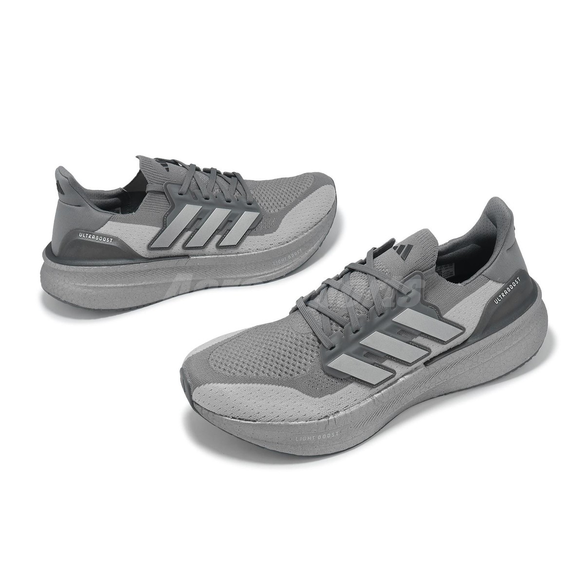 adidas Ultraboost 5 Grey Silver Metallic Men Road Running 