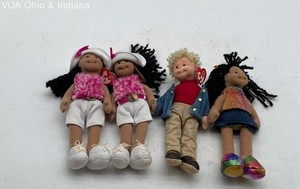 Ty Teanie Beanie Boppers Plush Doll Lot of 4 Vintage 2002 Mixed Collection